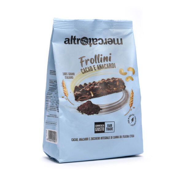 Frollini con cacao e anacardi - 300g