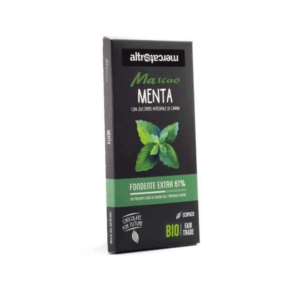 Cioccolato Mascao fondente menta 80gr
