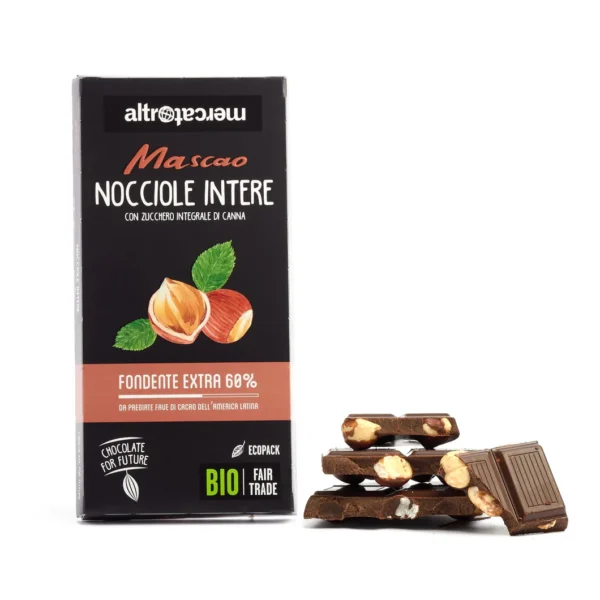 Cioccolato Mascao fondente nocciole